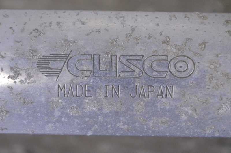 ラパン SS ターボ 5MT 3型(HE21S)社外 CUSCO クスコ 破損無 取付OK フロントタワーバー ストラットタワーバー 補強バー 剛性アップ s010861の画像8