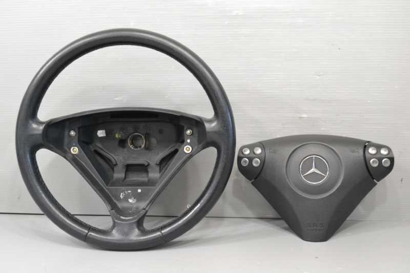  Benz C180 купе правый руль предыдущий период (203746) оригинальный руль руль переключатель есть кожа k080071