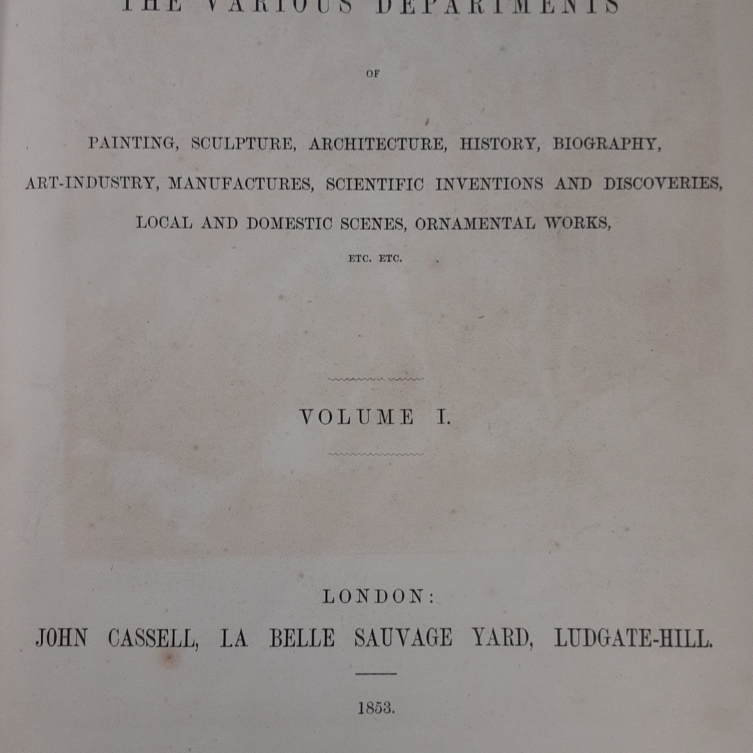 「英雑誌 マガジン・オブ・アート The Illustrated Magazine of Art Vol.1-2 2冊 John Cassell 1853」_画像4