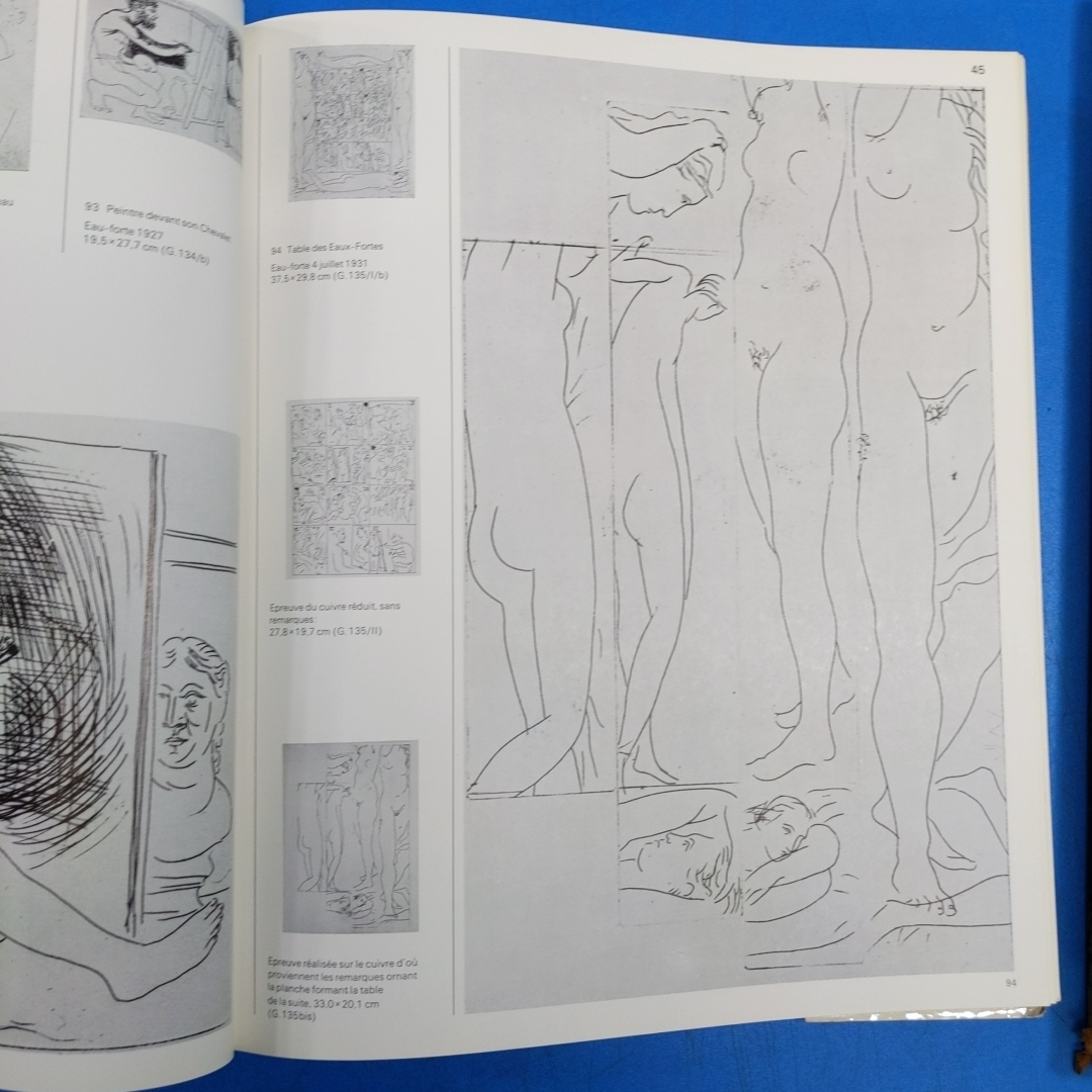 「ピカソ版画カタログレゾネ第1巻 1904-1967 1998 Pablo Picasso Tome.1 Catalogue de l'oeuvre grave et lithographie Georges Bloch」_画像8