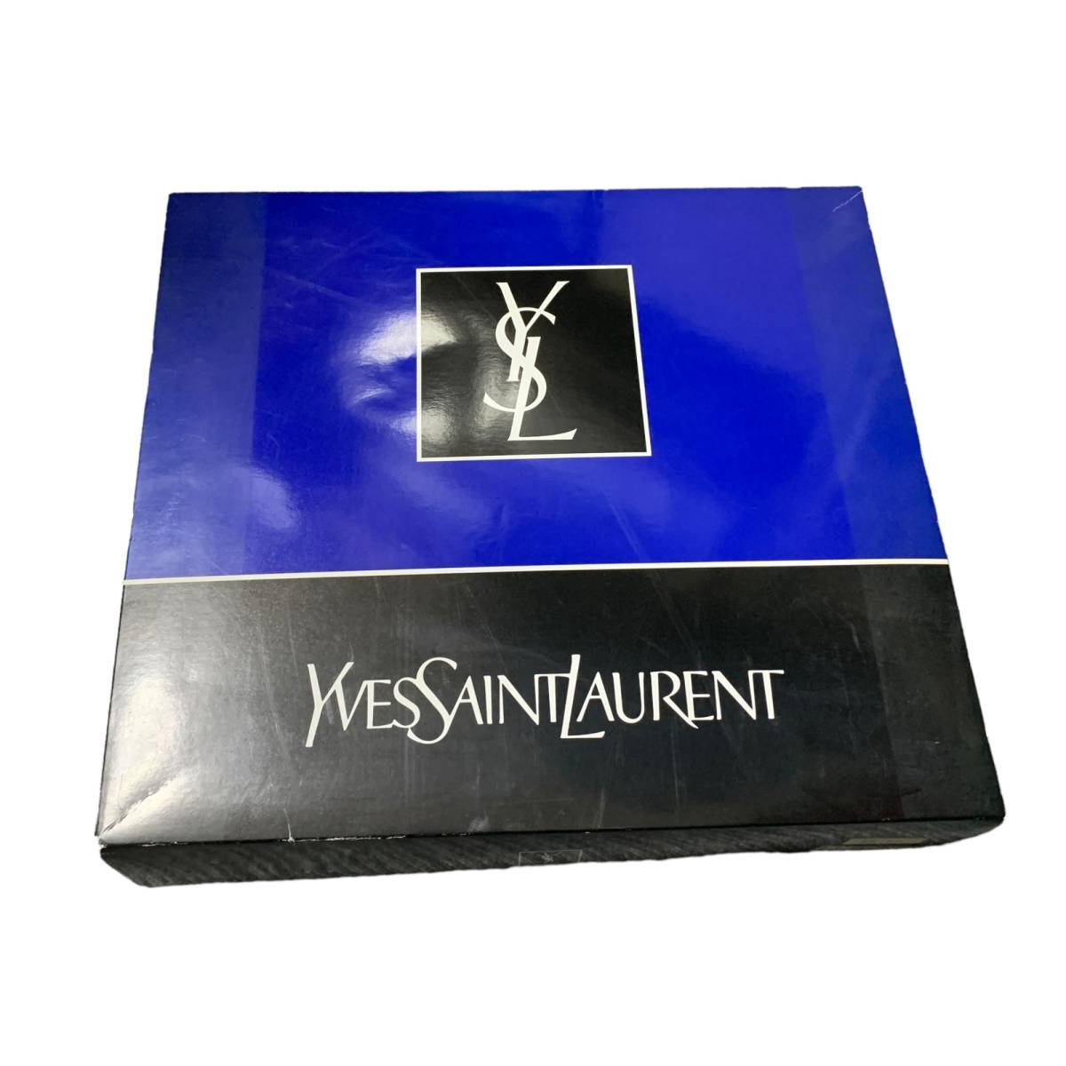 ◆未使用品◆YVES SAINT LAURENT イヴ サンローラン タオルシーツ 140cm×240cm ピンク 寝具 綿100％ 外箱破損アリ Q57959NHの画像2