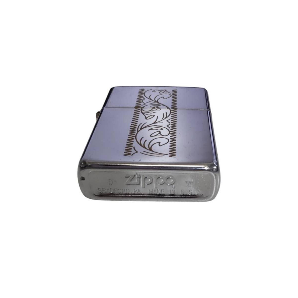 【中古品】ZIPPO ジッポ シルバー オイルライター 火花× 喫煙グッズ 本体のみ hiL2-262RO_画像3