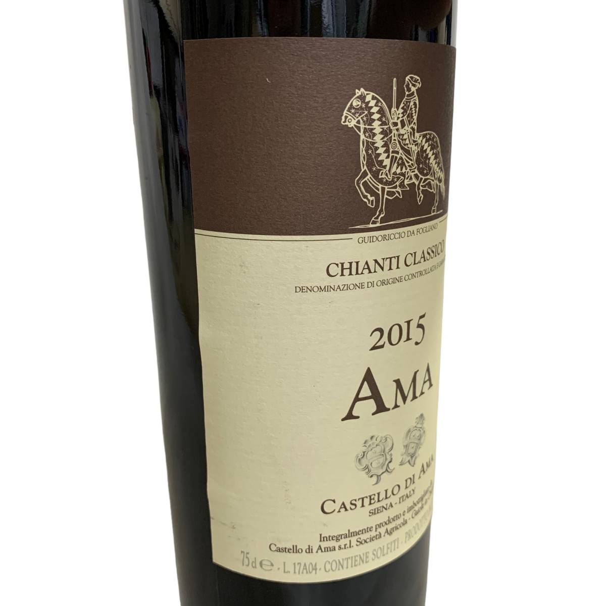◆未開栓◆アマ・キアンティクラシコ2015 Chianti Classico Castello di Ama Toscana 12.5% 750ml 赤ワイン イタリア V2-217NL_画像3