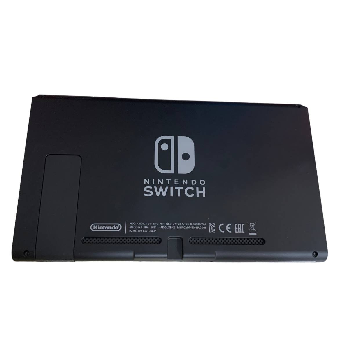 ◆中古品/初期化済◆Nintendo 任天堂 SWITCH ニンテンドースイッチ HAC-001 外箱有 Joy-Conストラップのみ付属無し kyX7122NF_画像5