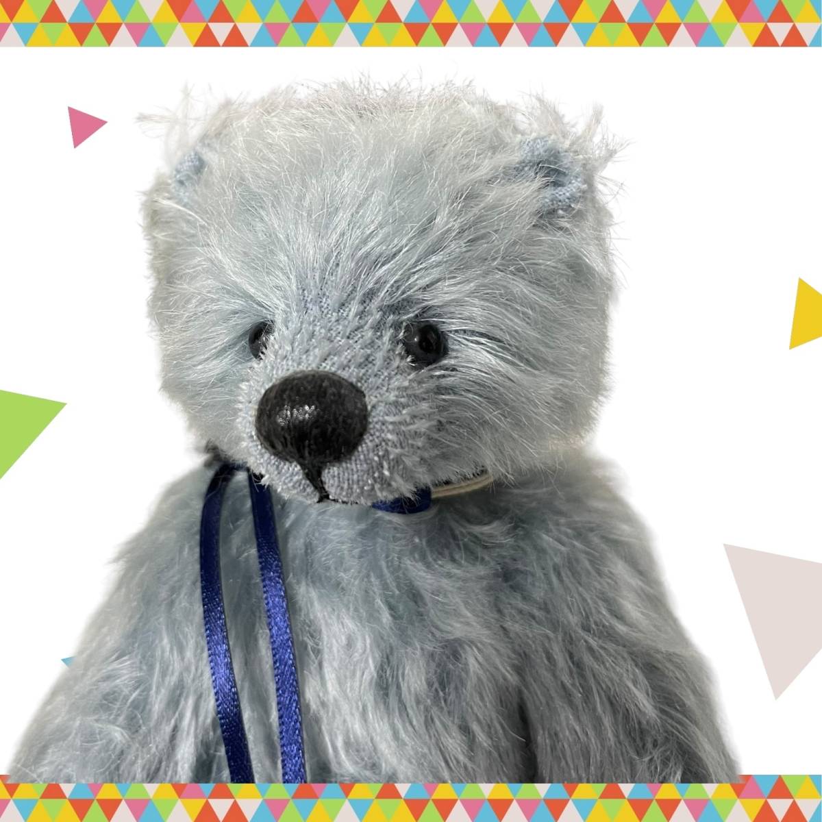 保管品】 テディベア 作家 Sky One's way Bear 浜口 美保 約20cm 保管品】 テディベア 作家 Sky One's way Bear 浜口 美保 約20cm
