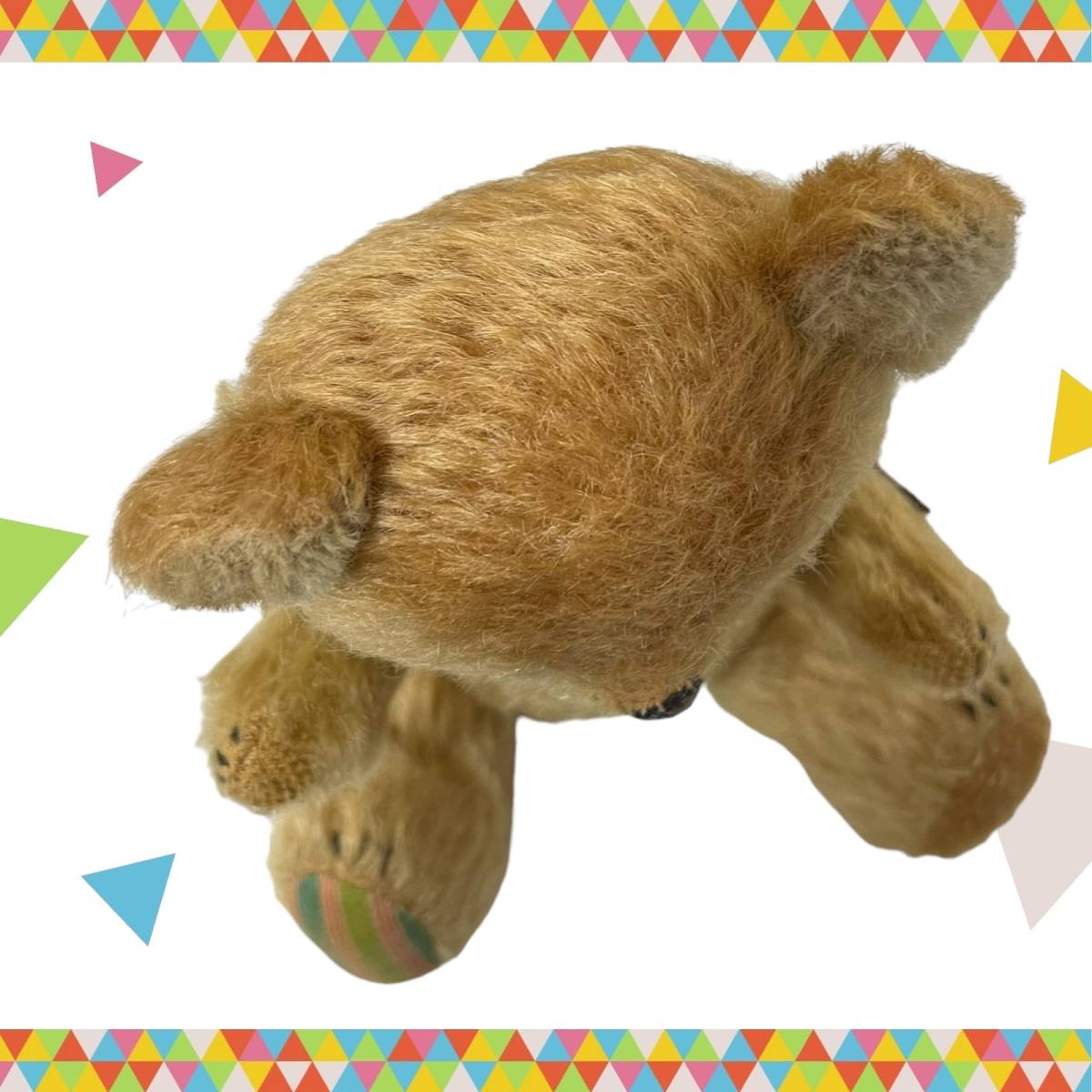 【中古品】 テディベア作家 m.Teddy Bear 衣笠 美保 Marple Birthday 2023.May 約22cm ぬいぐるみ クマ N59466RZZ_画像6