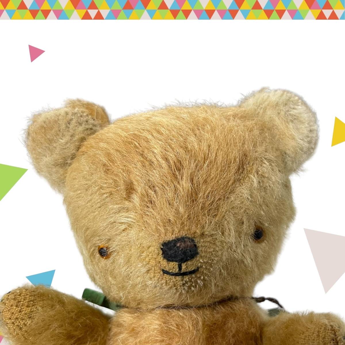 【中古品】 テディベア作家 m.Teddy Bear 衣笠 美保 Marple Birthday 2023.May 約22cm ぬいぐるみ クマ N59466RZZ_画像2