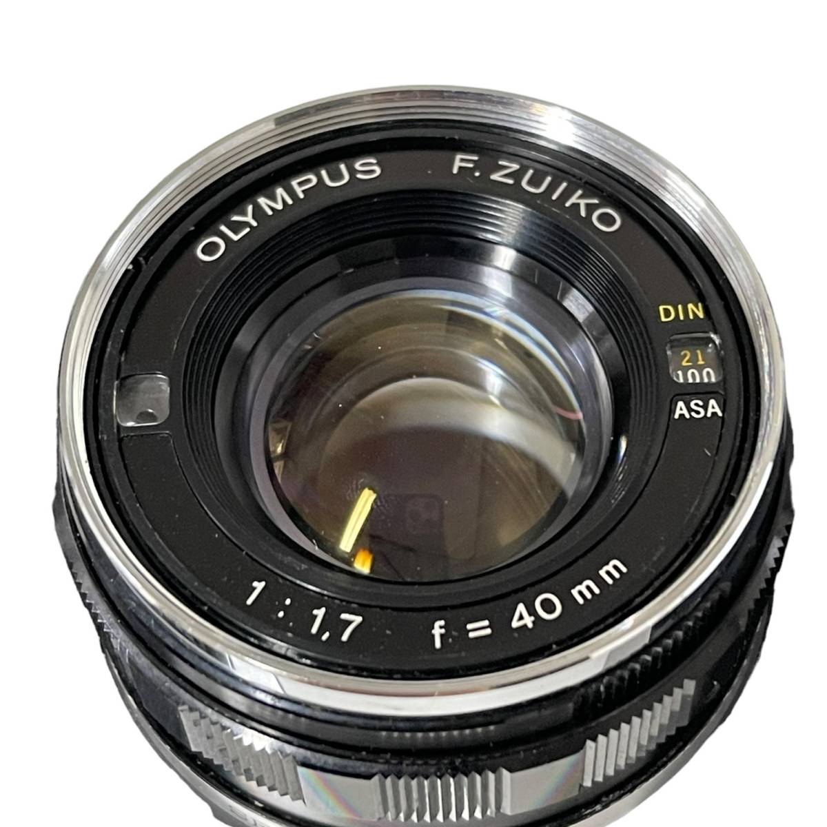 【ジャンク品】 OLYMPUS 35DC オリンパス レンズ: OLYMPUS F.ZUIKO 1:1,7 f=40mm 箱無し 本体のみ hiL5293ROの画像3
