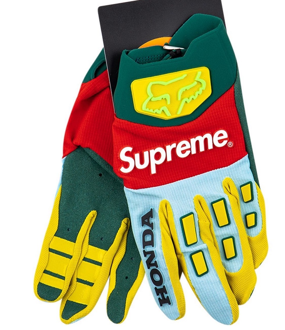 未使用 Supreme Honda Fox Racing Gloves 2019FW シュプリーム ホンダ フォックス レーシング グローブ 手袋 2019aw