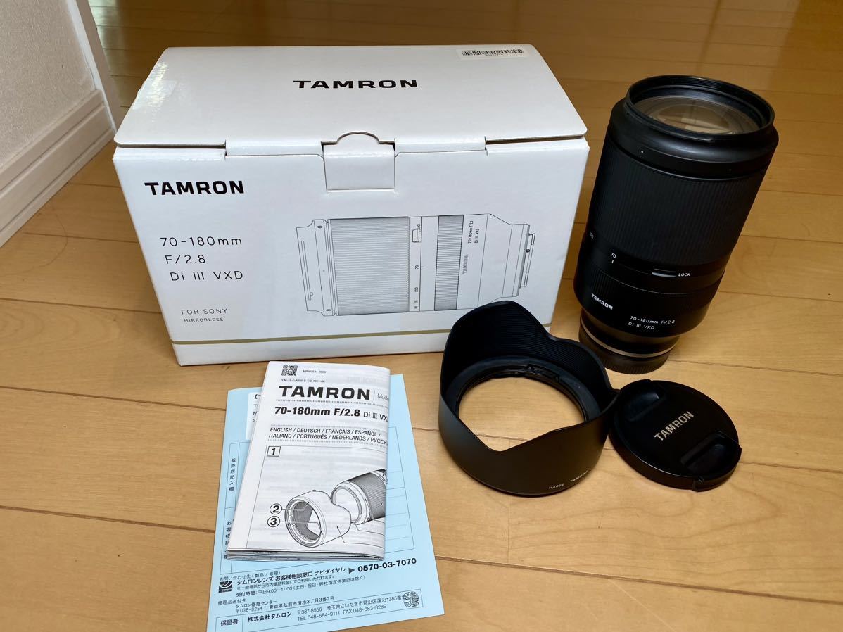 タムロン 70-180mm F2.8 Di III VXD ソニーE A056　中古_画像1