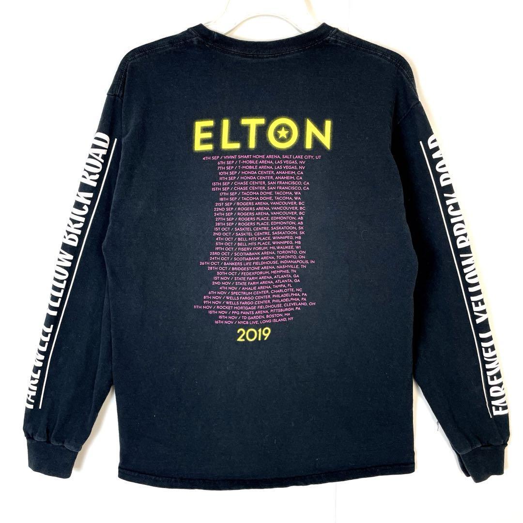 エルトン・ジョンELTON JOHN長袖ツアーTシャツアーティストT両面プリント_画像7