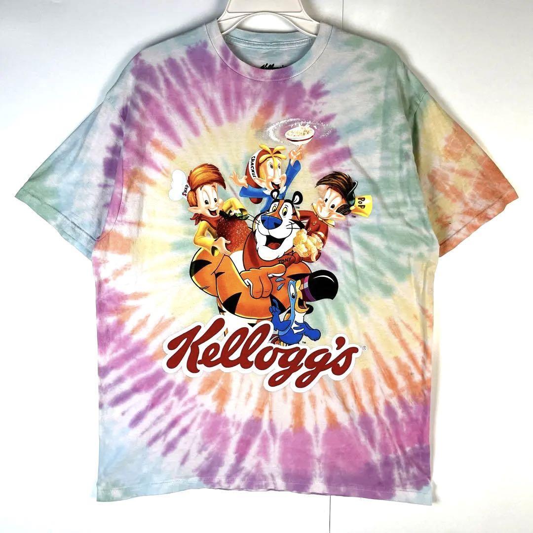 Kellogg'sケロッグTシャツ企業ロゴトニー・ザ・タイガーコーンフロスティ_画像1