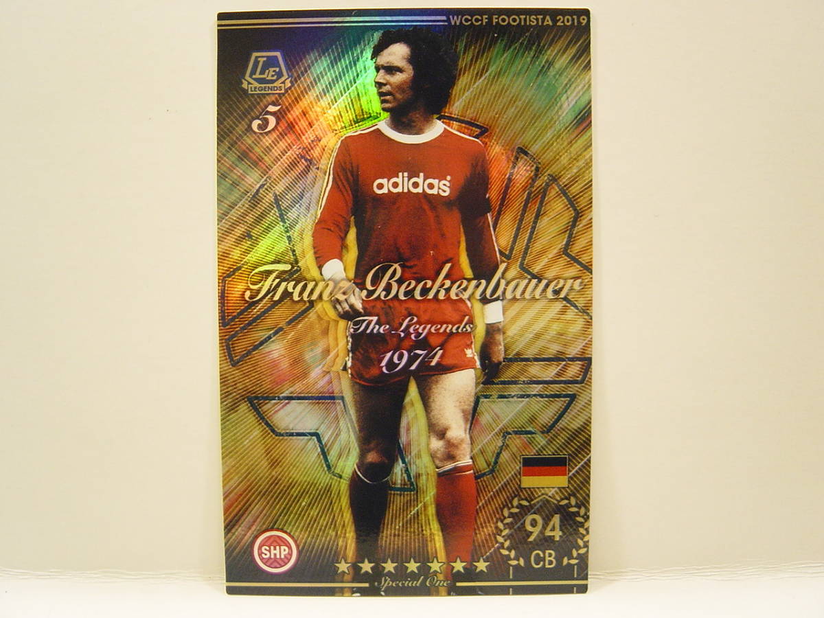 WCCF FOOTISTA 2019 LE ベッケンバウアー　Franz Beckenbauer 1945 Germany　FC Bayern Munich 1964-1977 The Legends_画像3