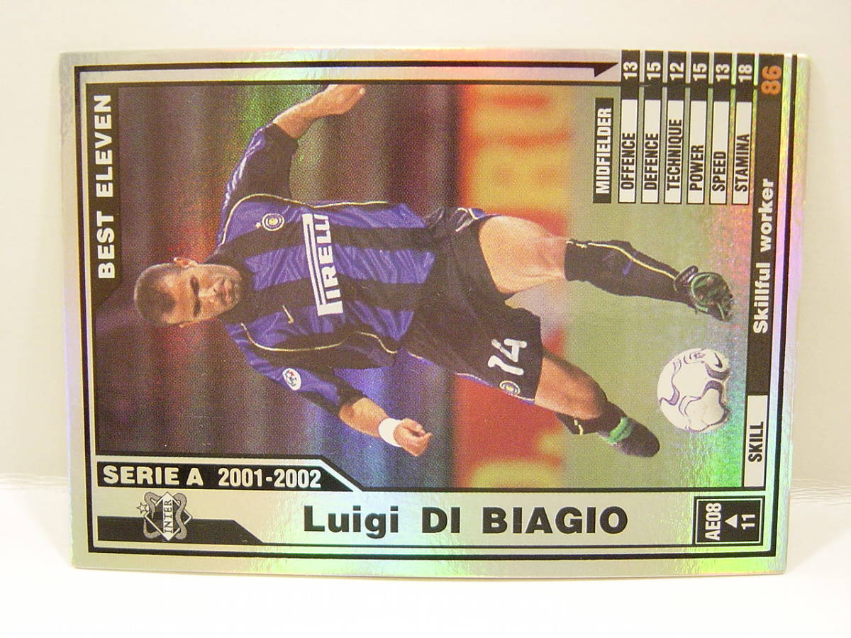■ WCCF 2001-2002 AE ディ・ビアッジョ　Luigi Di Biagio 1971 Italy　FC Inter Milano 01-02 Serie A Best eleven_画像2