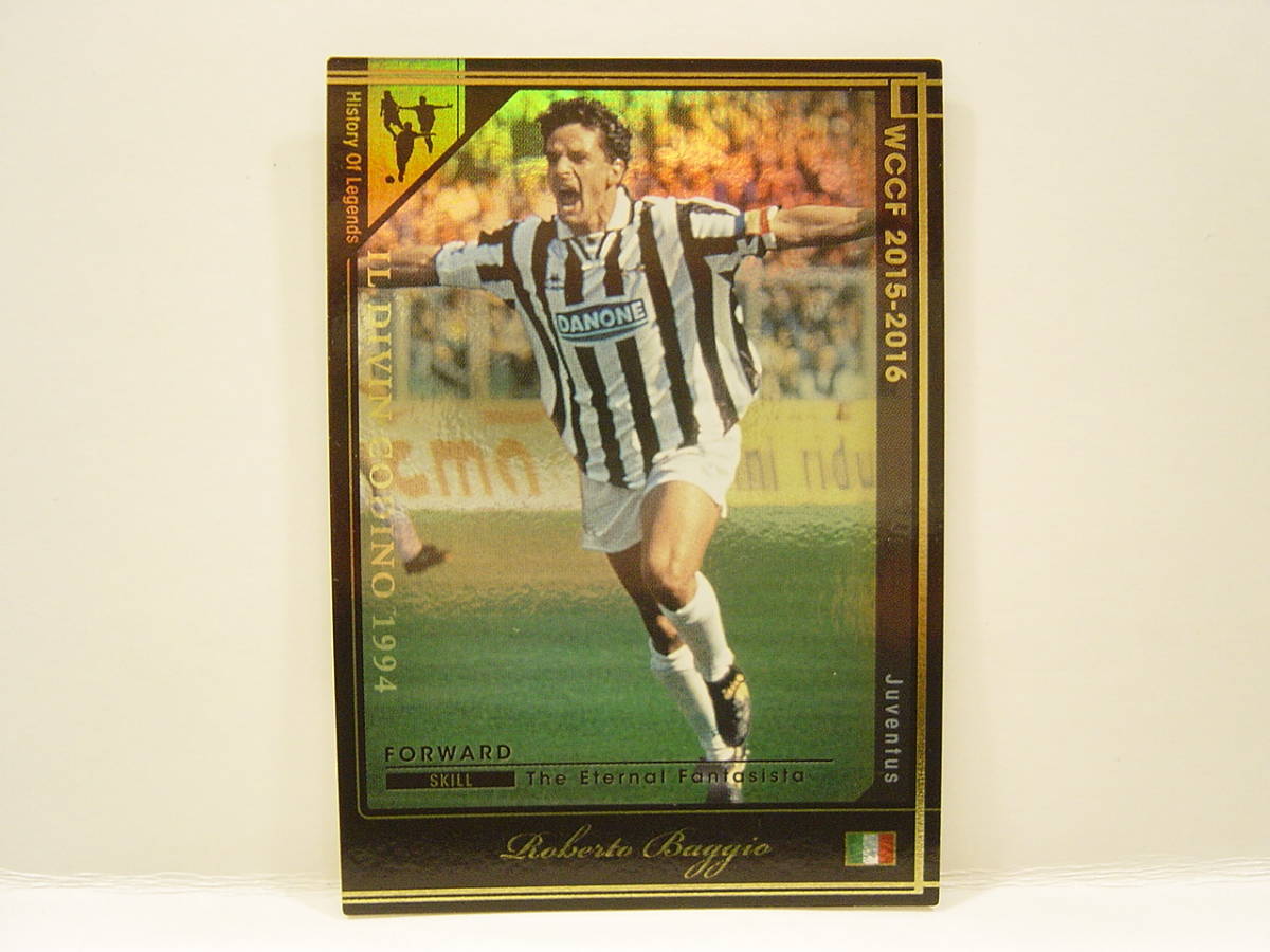 WCCF 2015-2016 HOLE ロベルト・バッジョ　ユベントス Roberto Baggio 1967 Italy　Juventus FC 1990-1995 History Of Legends_画像3