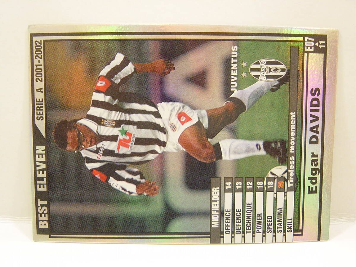 ■ WCCF 2001-2002 BE エドガー・ダヴィッツ　Edgar Davids 1973 Holland　Juventus FC 01-02 Italy Serie A Best Eleven_画像2