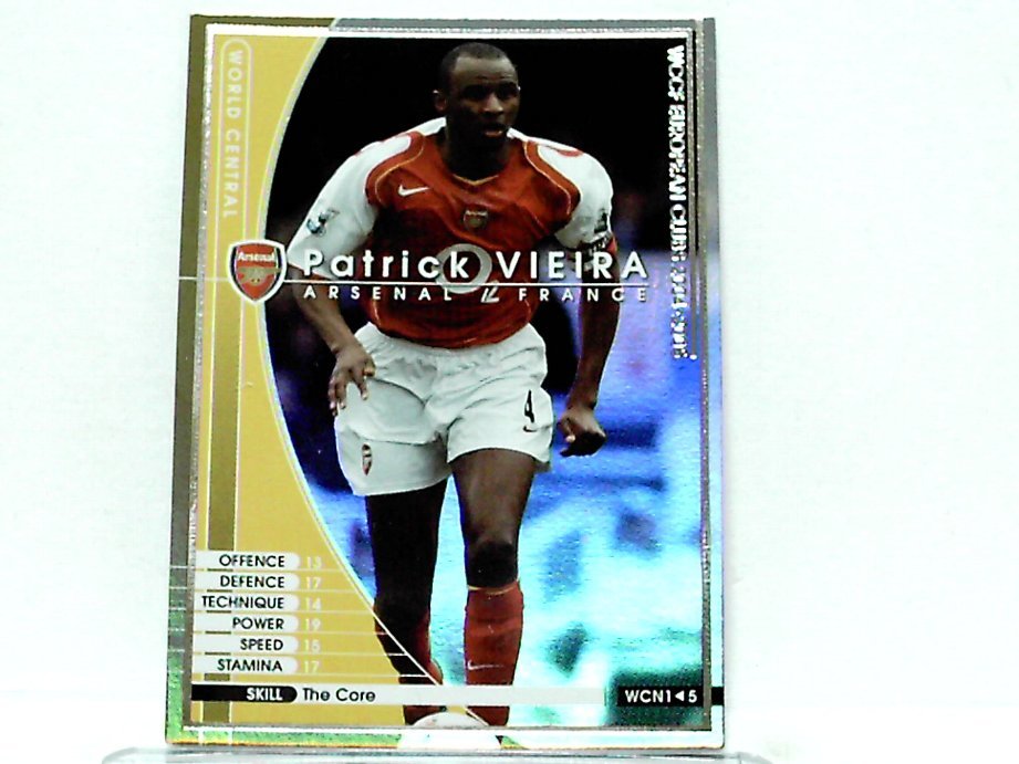 WCCF 2004-2005 WCN パトリック・ビエラ　Patrick Vieira 1976 France　Arsenal FC 04-05 World Central_画像1