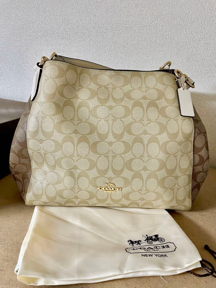 コーチ COACH シグネチャー ハンドバッグ トートバッグ