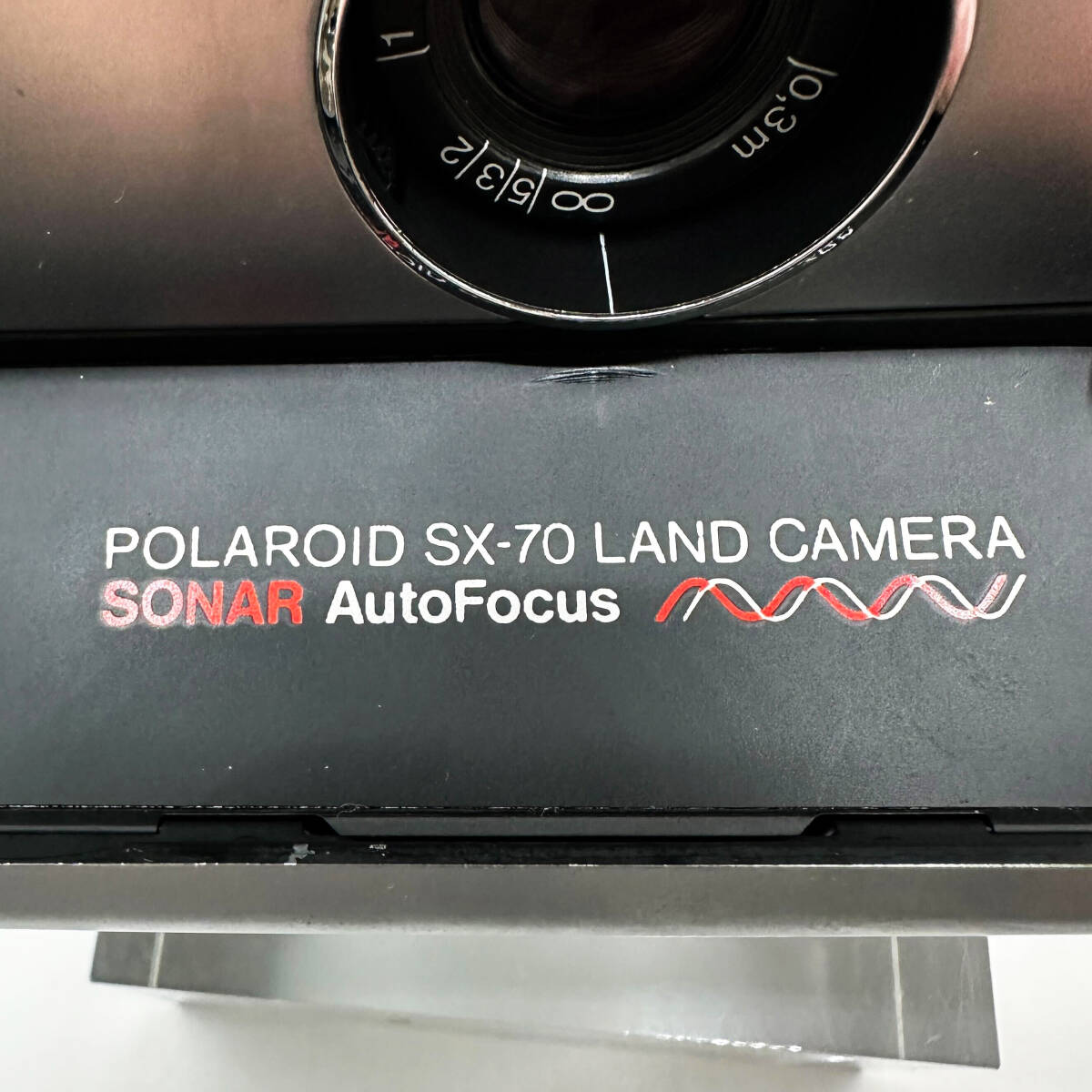 ◆中古◆ POLAROID SX-70 LAND CAMERA SONAR AutoFocus / ポラロイドカメラ レトロ 現状品 動作未確認 【3357】_画像3