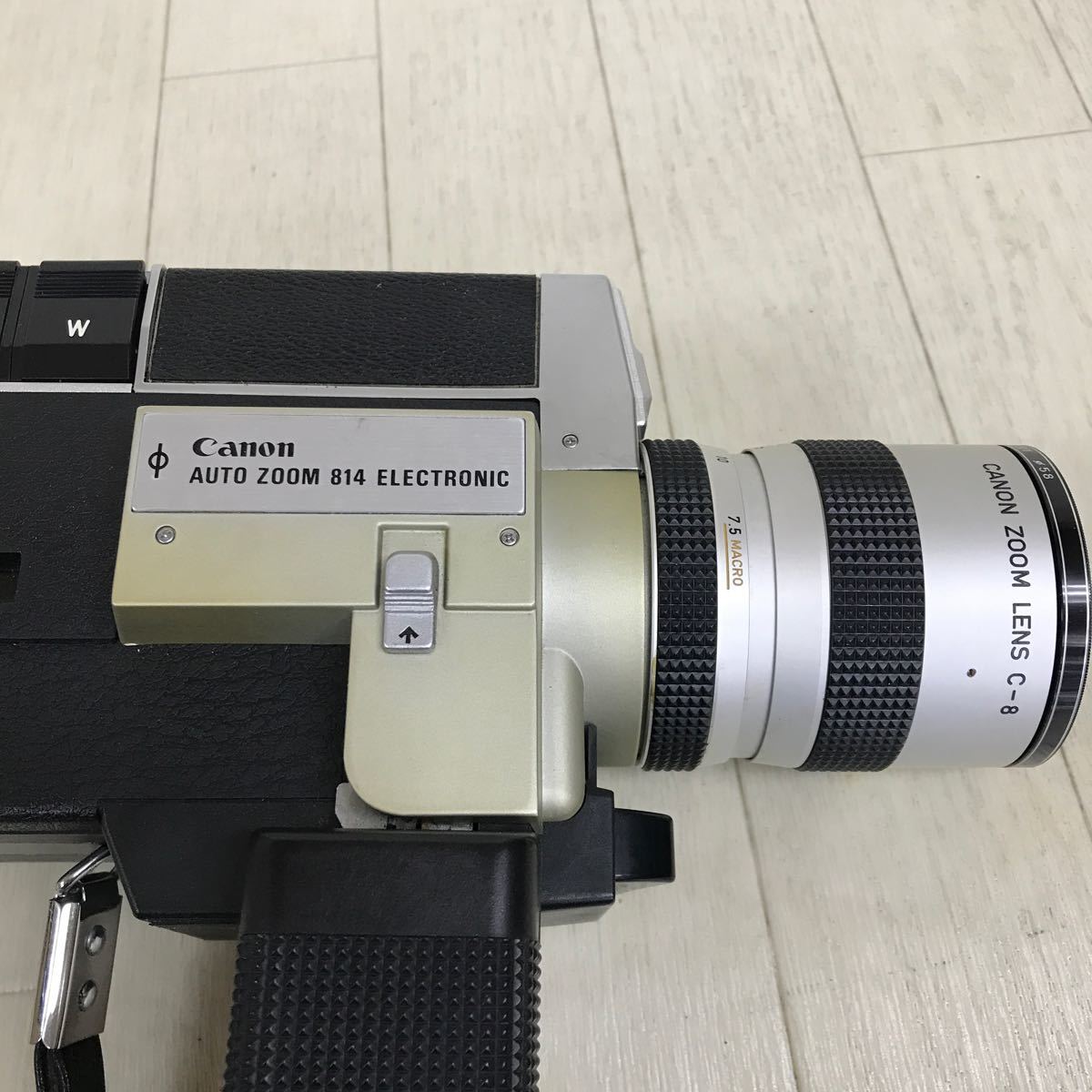 B1688 レトロ 希少 Canon AUTO ZOOM 814 ELECTRONIC 7.5-60mm F1.4 MACRO C-8 当時物 現状品 動作未確認 ジャンク_画像5