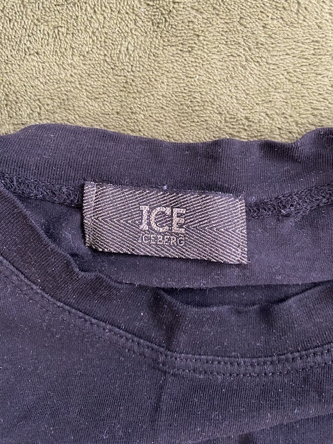 ICE BERG Tシャツ　M〜Lサイズくらい Black_画像3