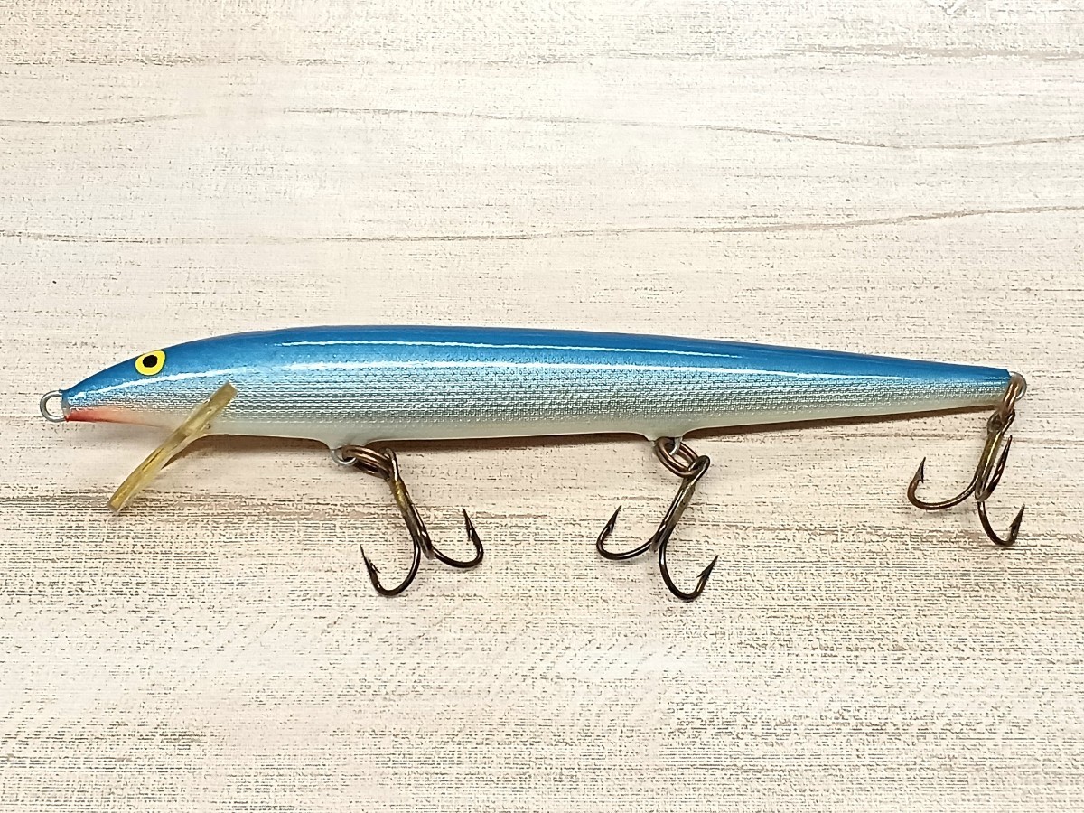 ラパラ オリジナルフローターF-13 6.2g B RAPALA シーバスフィッシング バス釣り ソルト トラウト ウッドプラグ 中古ルアー_画像2