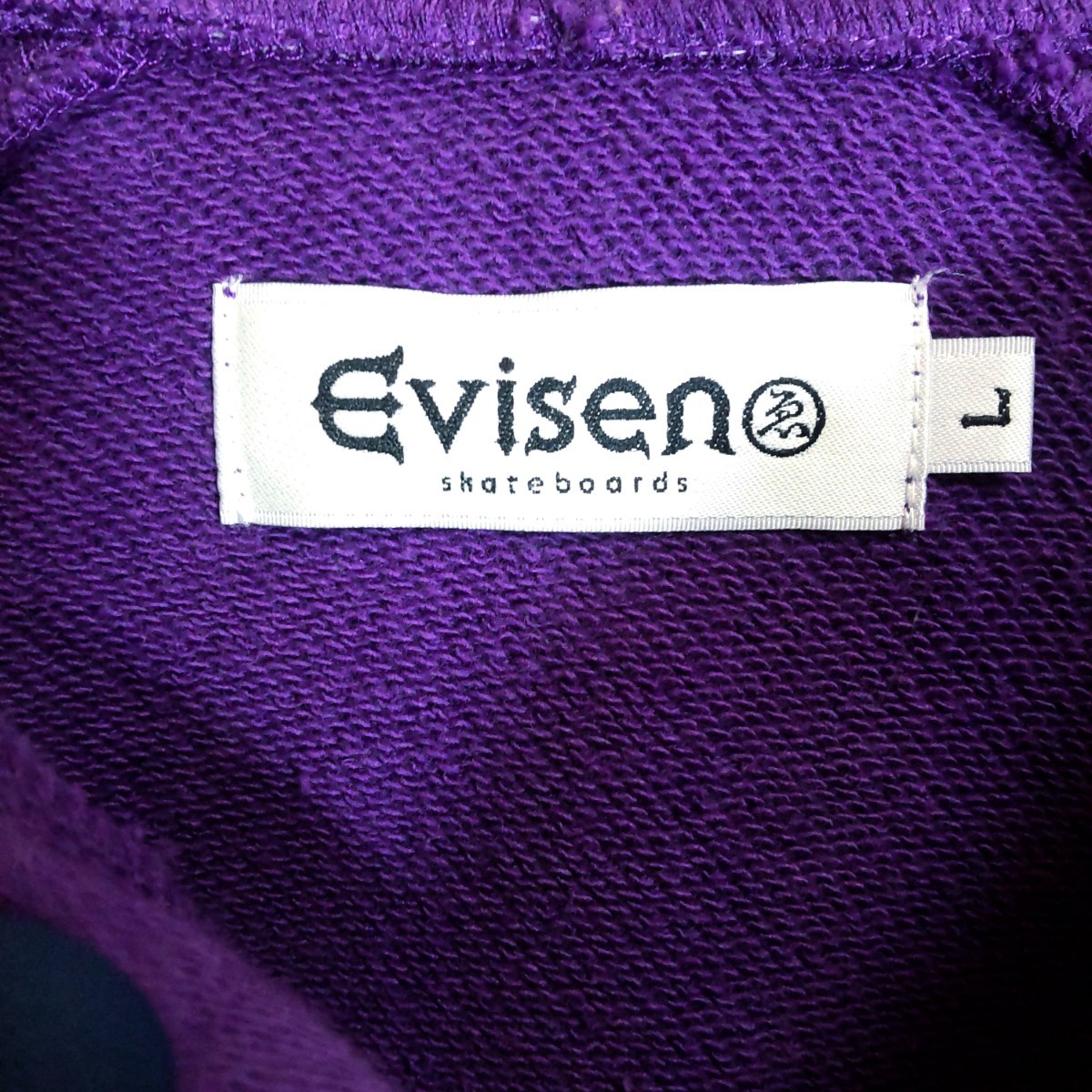 《EVISEN SKATEBOARDS 》ポロシャツ　スウェット　ハーフジップ_画像9