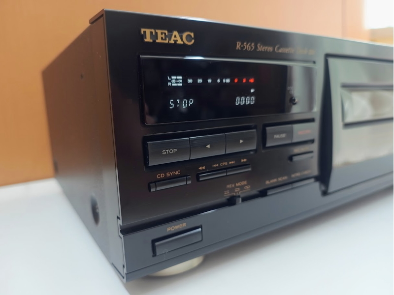 [整備済み] TEAC R-565 美品 オートリバース カセットデッキ ティアック_画像2