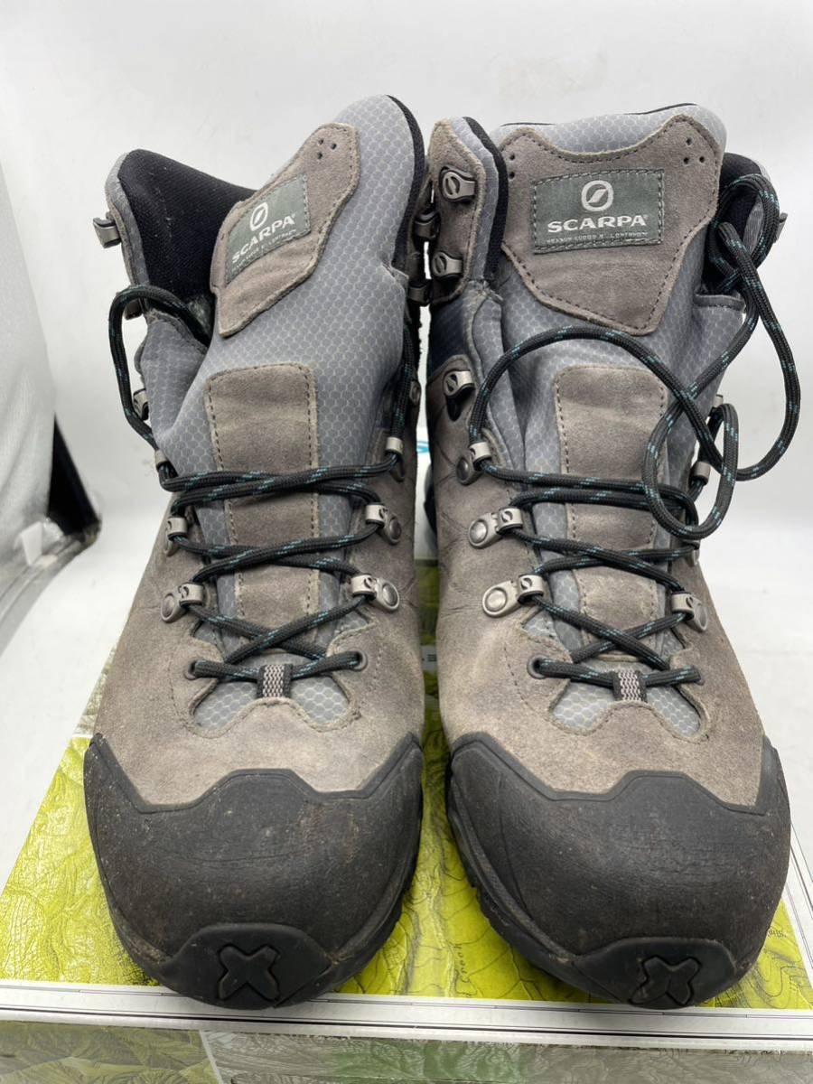 SCARPA スカルパ GORE-TEX EU44 箱付き トレッキングシューズ 登山靴 アウトドア ブーツ ブランド スポーツ 山登り キャンプ u2557_画像2