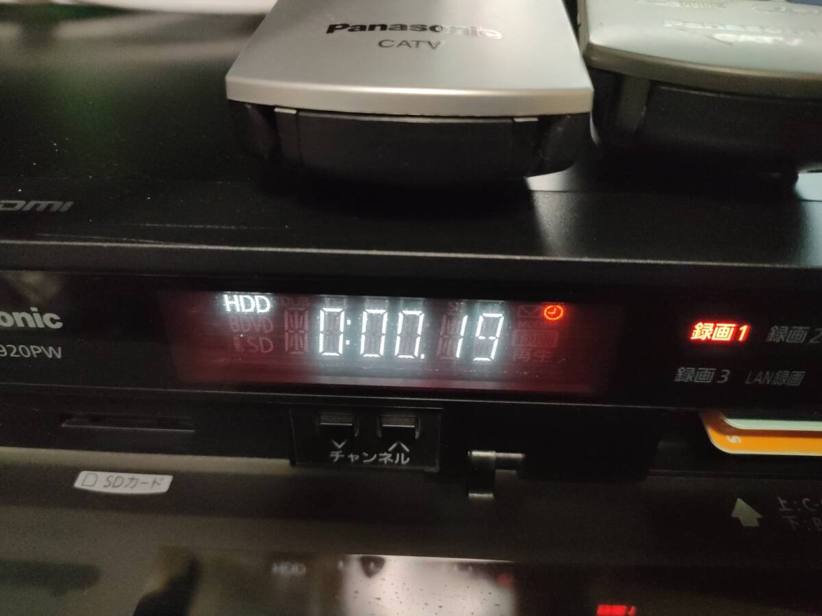 パナソニック CATV STB TZ-BDT920PW HDD1TB DVD BD リモコン パナソニック CATV STB TZ-BDT920PW HDD1TB DVD BD リモコン