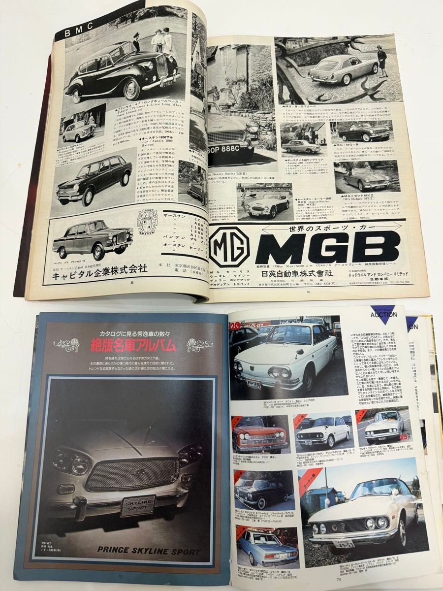 旧車 昭和レトロ 月刊自動車 雑誌 外車 絶版名車