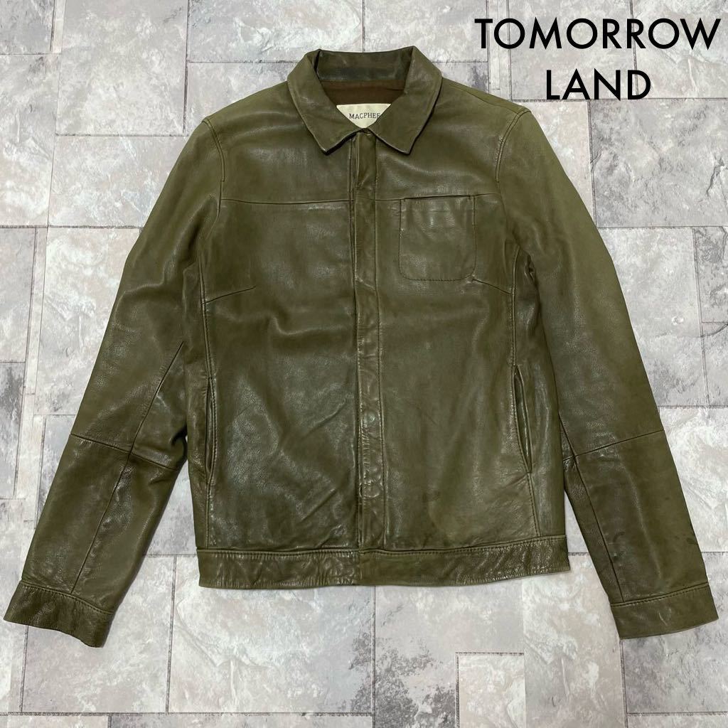 TOMORROWLAND Tomorrowland MACPHEE McAfee кожаный жакет кожа ягненка Rider's блузон женский размер S соответствует шар SS1464
