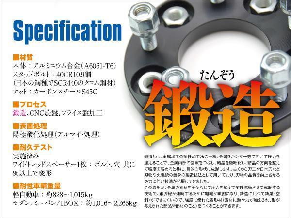 クラウン ARS220 ワイドトレッドスペーサー ワイトレ 2枚 鍛造 耐久検査済 40mm 5穴 PCD114.3 ピッチ1.5