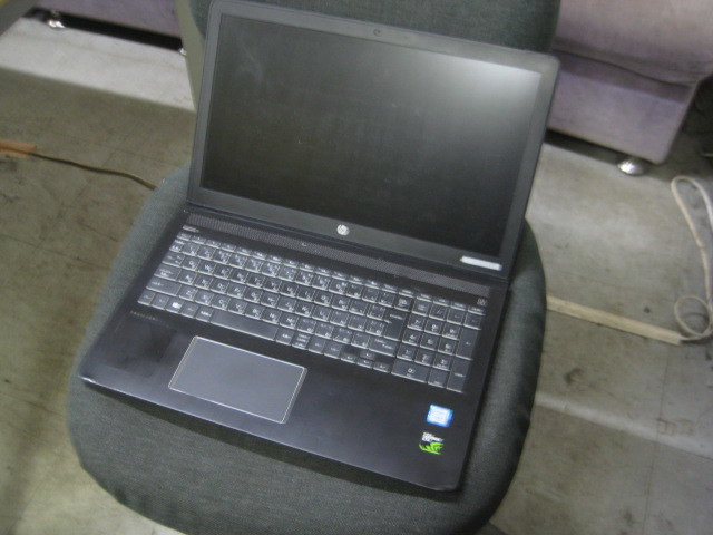 ジャンク品!!hp Pavilion Power Laptop 15-cb0xx Corei7-7700HQ BIOS起動!! B013_画像1
