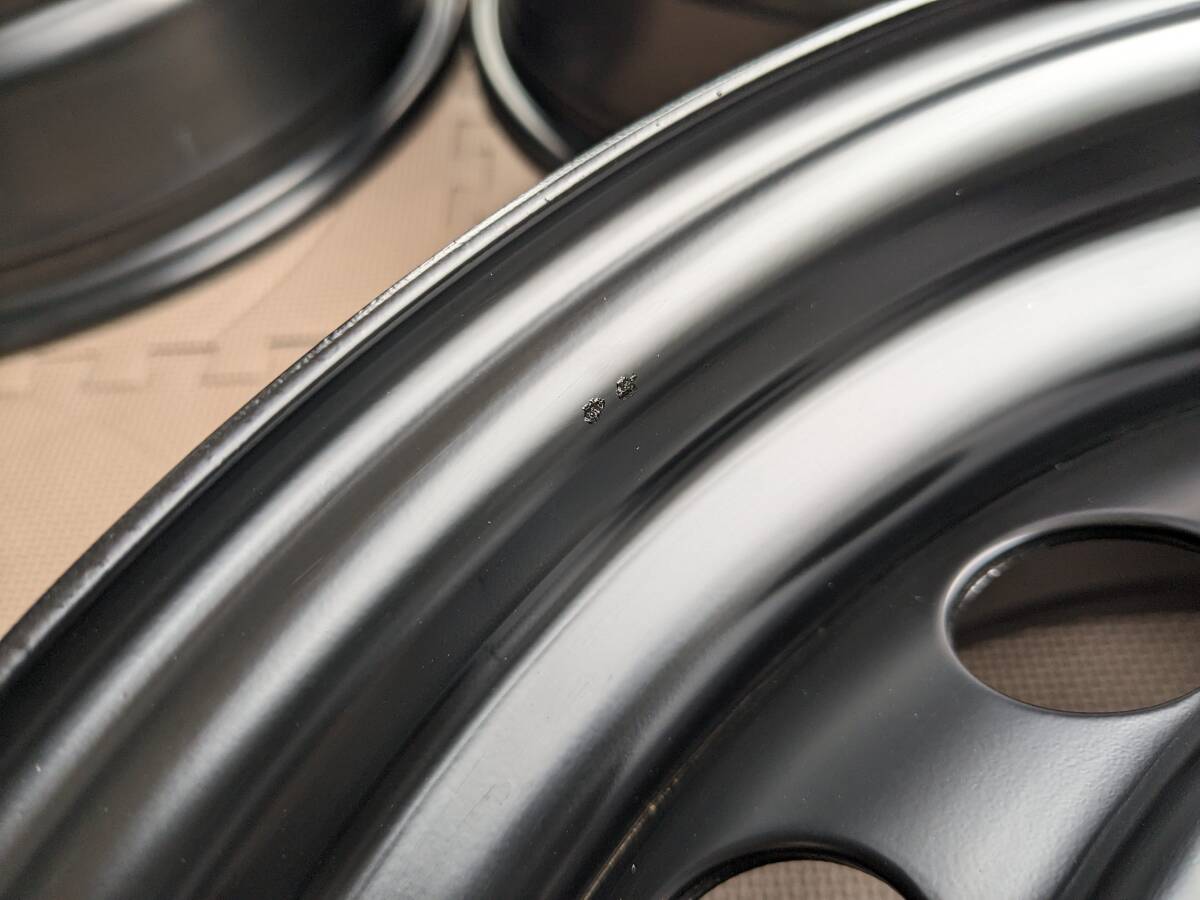  beautiful goods 125 series Hilux pick up original 17 -inch black iron steel wheel 17X7.5J (+30) 6 hole 4 studless tire 