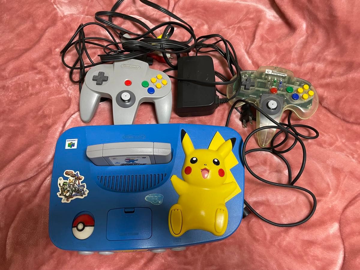 Nintendo 旧世代ゲーム機本体 NINTENDO 64 ヒカチュウ フルー