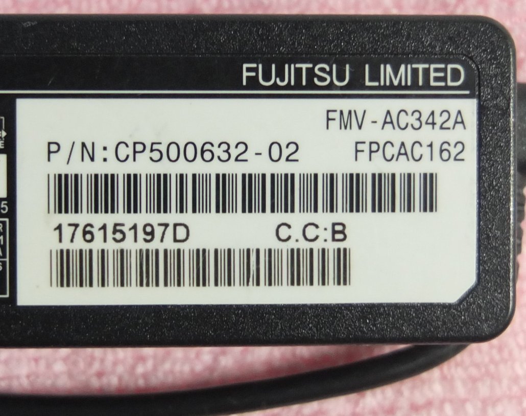 富士通 ACアダプタ FMV-AC342A ADP-65MD A FPCAC162 19V-3.42A プラグ外径3.4mmの画像3