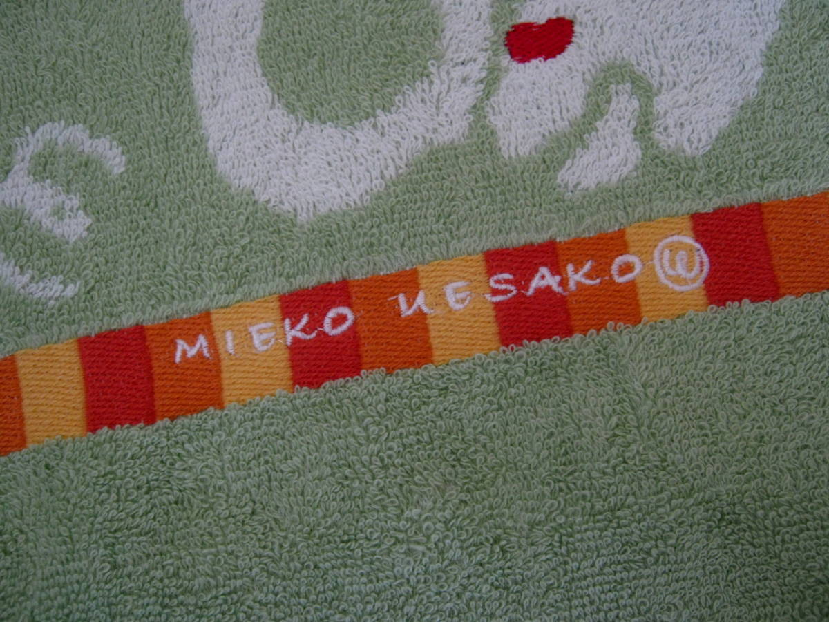 1.[ new goods ultra rare ] Mieko Uesako * face towel *MIEKO UESAKO