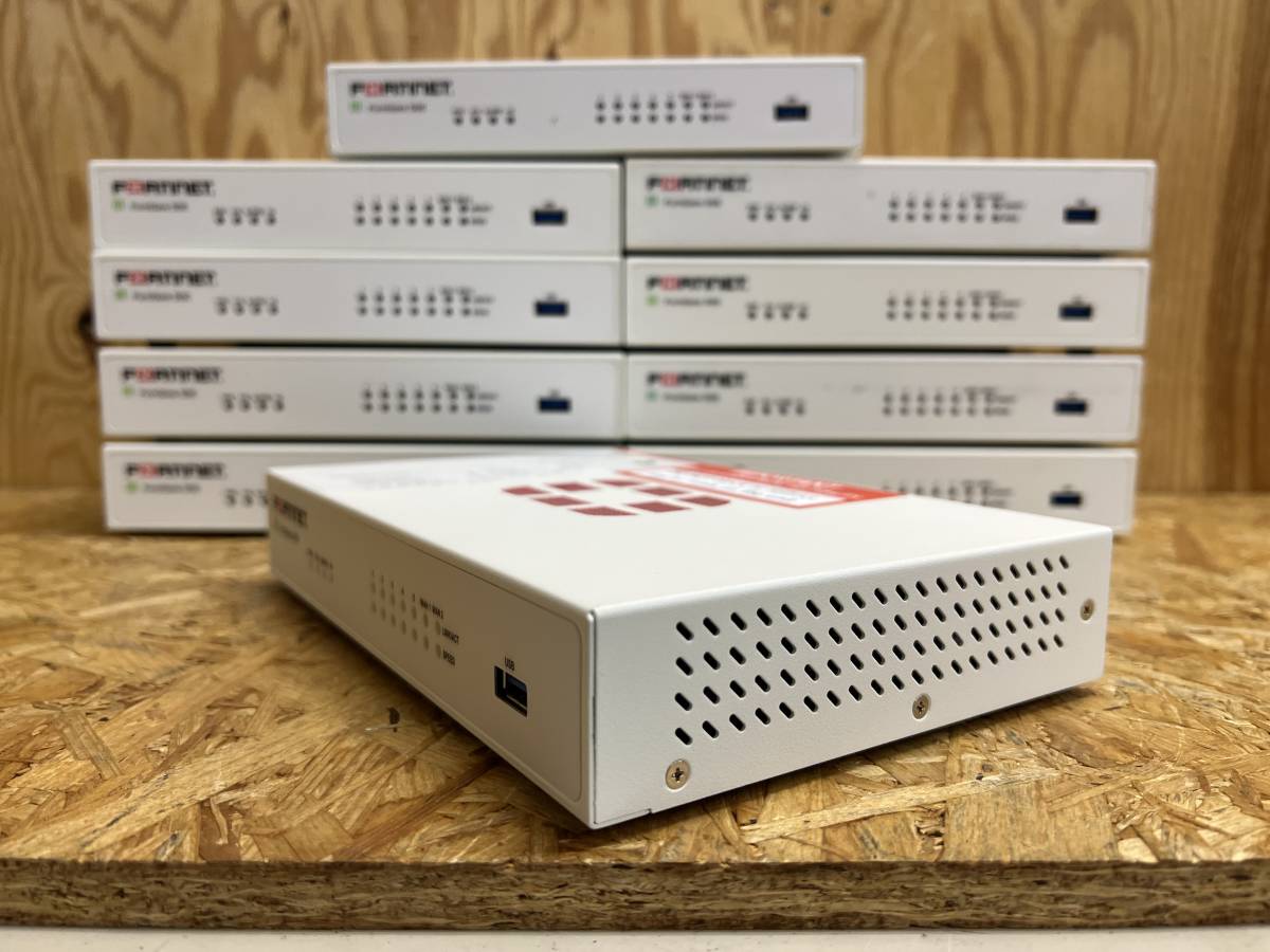 #6001-0704 ☆初期化済み☆ 動作簡易確認 Fortinet FortiGate FG-50E ファイアウォール UTM 発送サイズ:80予定_画像3