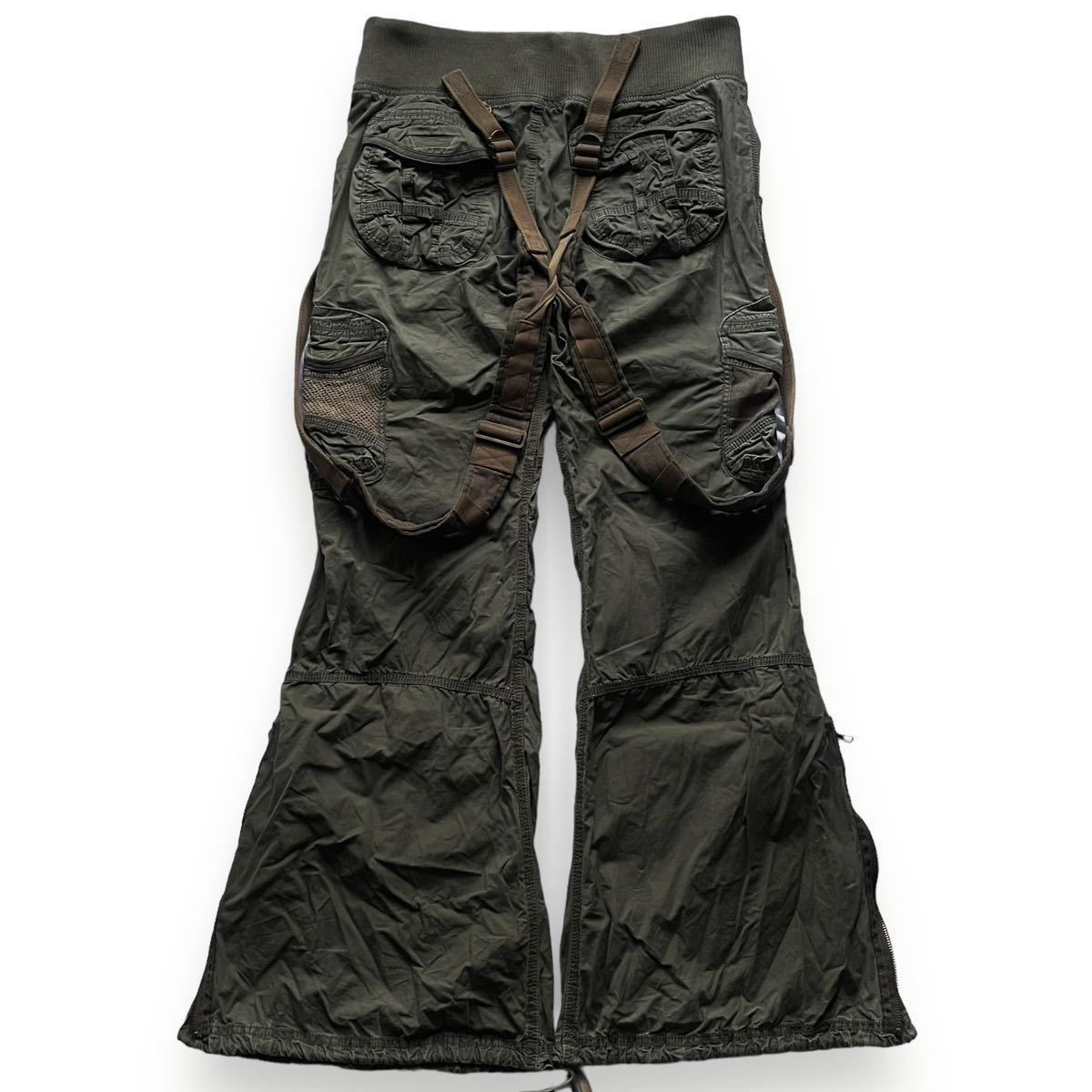 G.O.A 00s parachute flared cargo pants archivegoa archive G.O.A 00s parachute flared cargo pants archivegoa archive