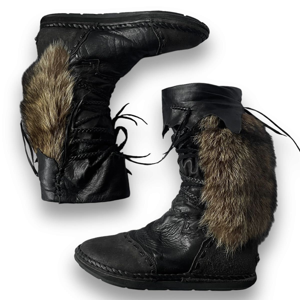 Bibian 比比昂- 14th Addiction 00s mohawk fur boots archive Bibian 比比昂- 14th Addiction 00s mohawk fur boots archive