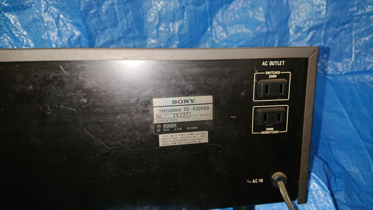 SONY TC-4300SD ステレオカセットデッキ ソニー_画像4