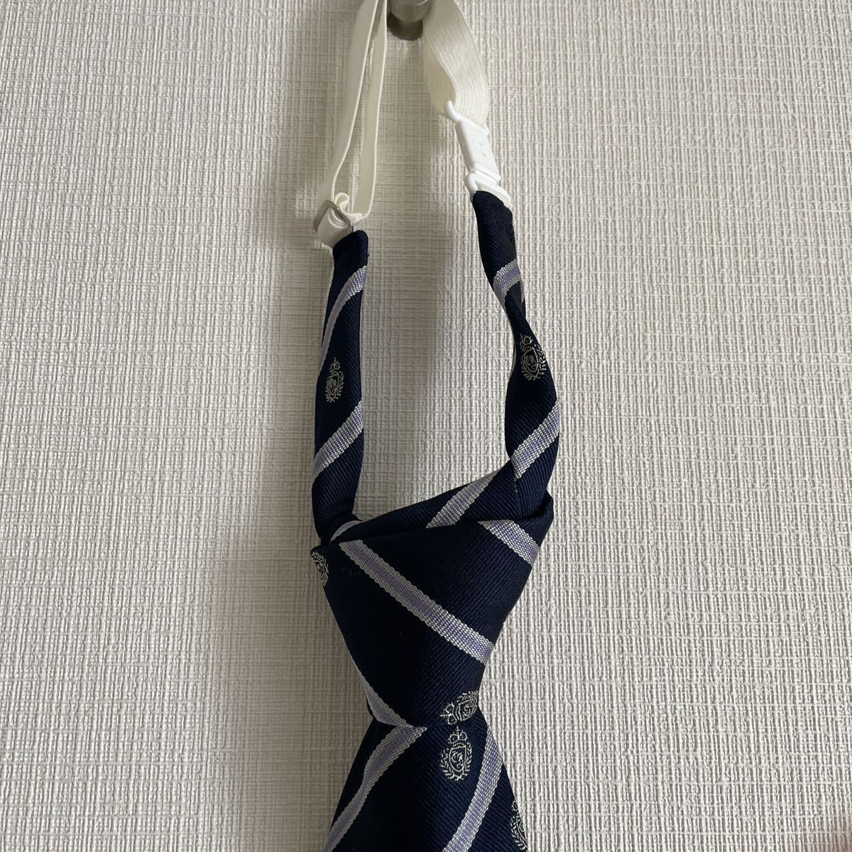  East Boy necktie navy graduation ceremony go in . type 