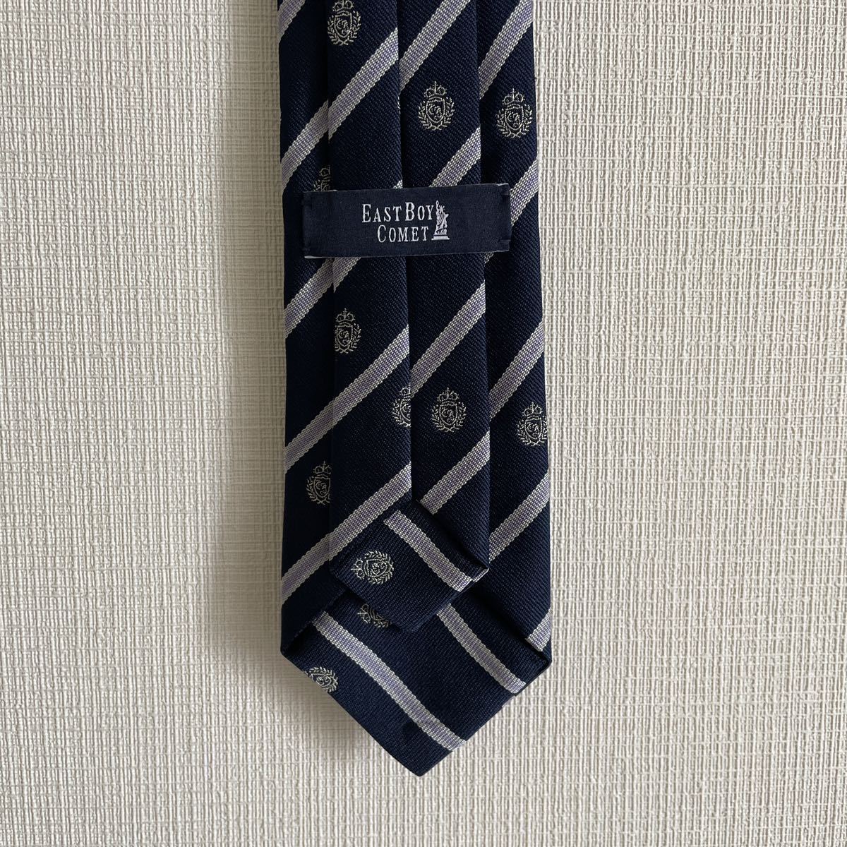  East Boy necktie navy graduation ceremony go in . type 