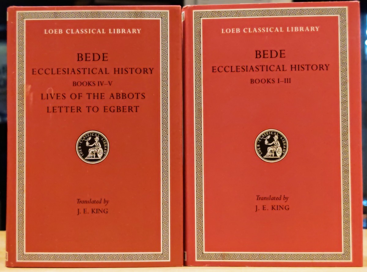 r0216-6.Bede Historical Works 2冊揃い/LOEB CLASSICAL LIBRARY/ローブ・クラシカルライブラリー/洋書/古典/文学/_画像1