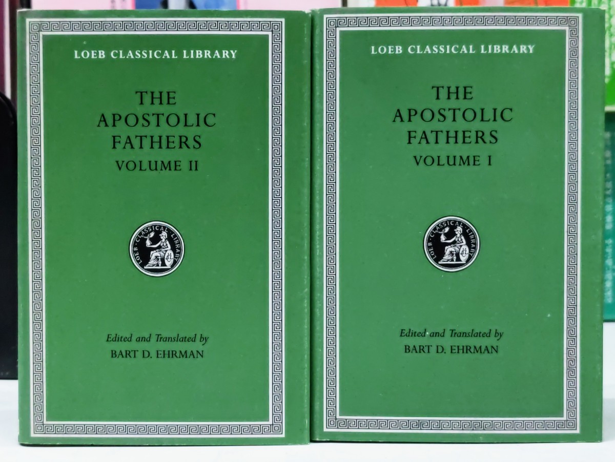 r0209-5.THE APOSTOLIC FATHERS 全2巻揃い/loeb classical library/ローブ・クラシカルライブラリー/古典/文学/ギリシャ語/洋書/_画像2