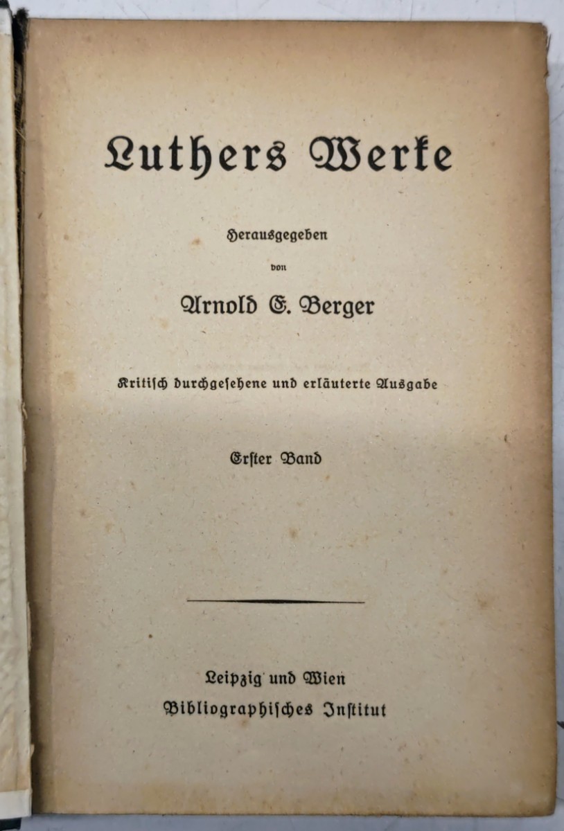 r0215-12.ルター 作品集 全3巻揃い/Luthers Werke/神学/宗教/思想/キリスト教/ドイツ語/反ユダヤ主義/洋書/ディスプレイ/レトロ/_画像2