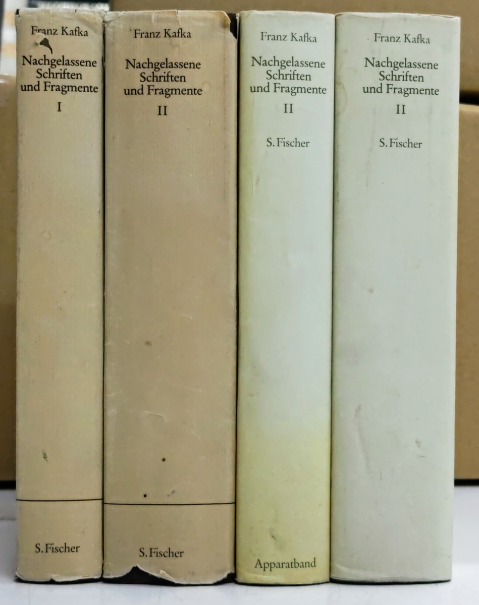 r0202-18.フランツ・カフカ 4冊/Franz Kafka/文学/モダニズム/小説/文芸評論/洋書/ドイツ語/S. Fischer/ディスプレイ/ハードカバー_画像2