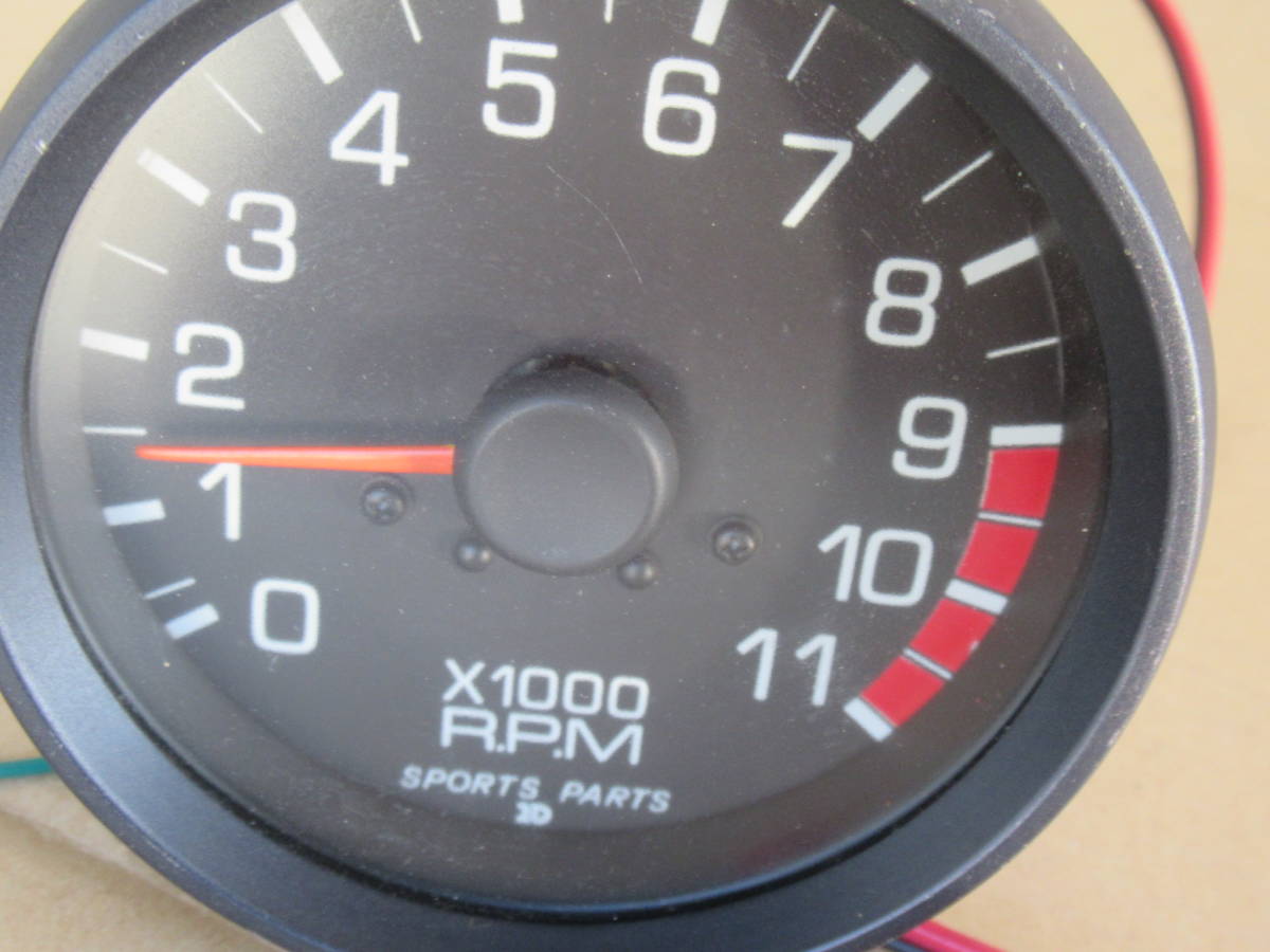 ND Japan DENSO sports pa -tsu tachometer 11000rpm 4 cylinder car secondhand goods that time thing Toyota original TRDtoskoAE86 4AG KP61 KP47 TE27 TE71