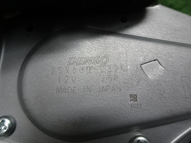 ☆ニッサン 日産 モコ S・MG33S H24年式・リアワイパーモーター・28710-4A00E DENSO 259600-2390 即発送_画像4